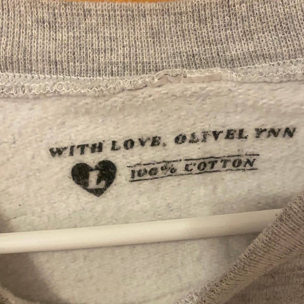 Gray Ghost Graphic Women's Crewneck Pullover - Picture 11 of 16
